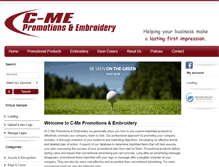 Tablet Screenshot of c-mepromotions.com